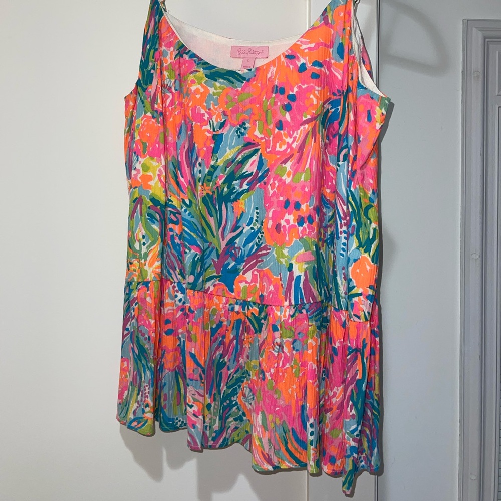 Lilly Pulitzer multi colored tank - size large
